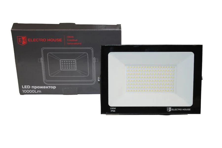 LED прожектор  10000 Лм  100Вт  6500К   холодний білий  SMD2835