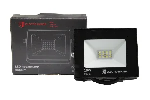 LED прожектор  1000 Лм  10Вт  6500К  холодний білий  SMD2835