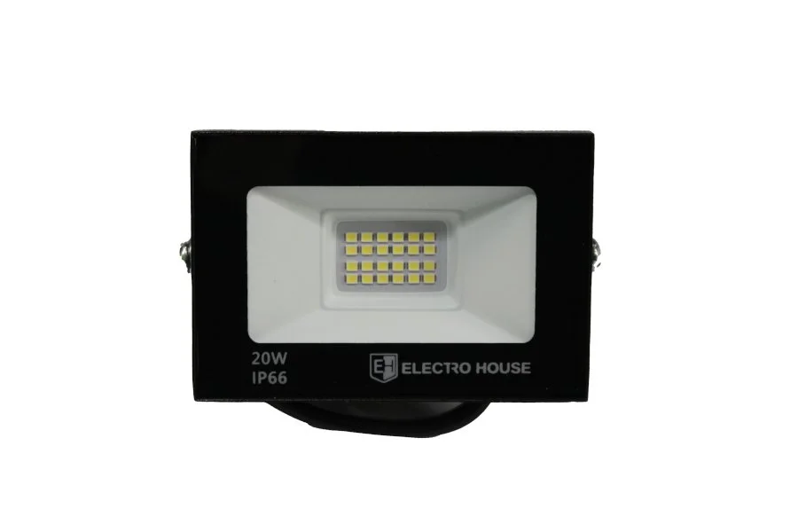 LED прожектор 2000 Лм 20Вт 6500К холодний білий SMD2835 ElectroHouse EH-FDL-20W — фото 3
