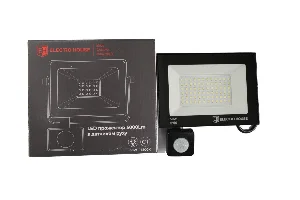 LED прожектор з датчиком руху 50Вт 5000 Лм 6500К холодний білий SMD2835 ElectroHouse EH-FDLS-50W — фото 1