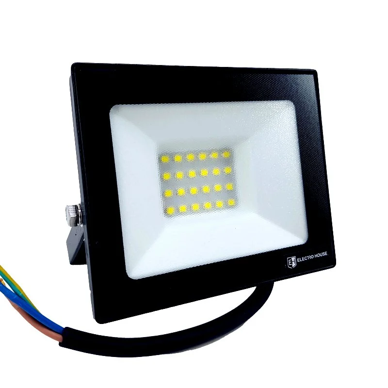 LED прожектор 30Вт SMD5730, холодный белый 6500К, 2700 Лм ElectroHouse EH-LP-207 — фото 3