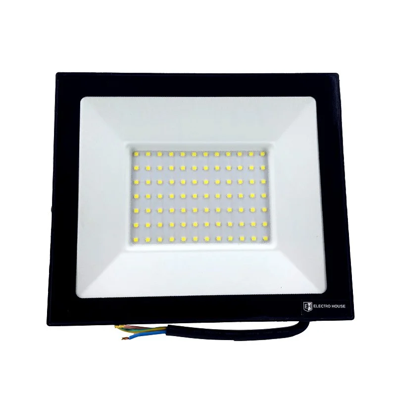 LED прожектор 100Вт SMD5730, холодный белый 6500К, 9000 Лм ElectroHouse EH-LP-210 — фото 2