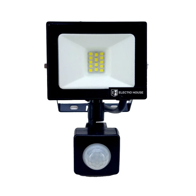 LED прожектор з датчиком руху 20Вт SMD5730, холодний білий 6500К, 1800 Лм ElectroHouse EH-LP-212 — фото 2