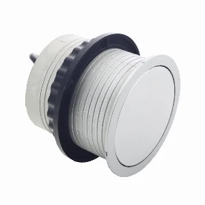 Меблева розетка 3 x 16А, 2 x USB 2.4А , металл + провід 3 x 1.5 mm²