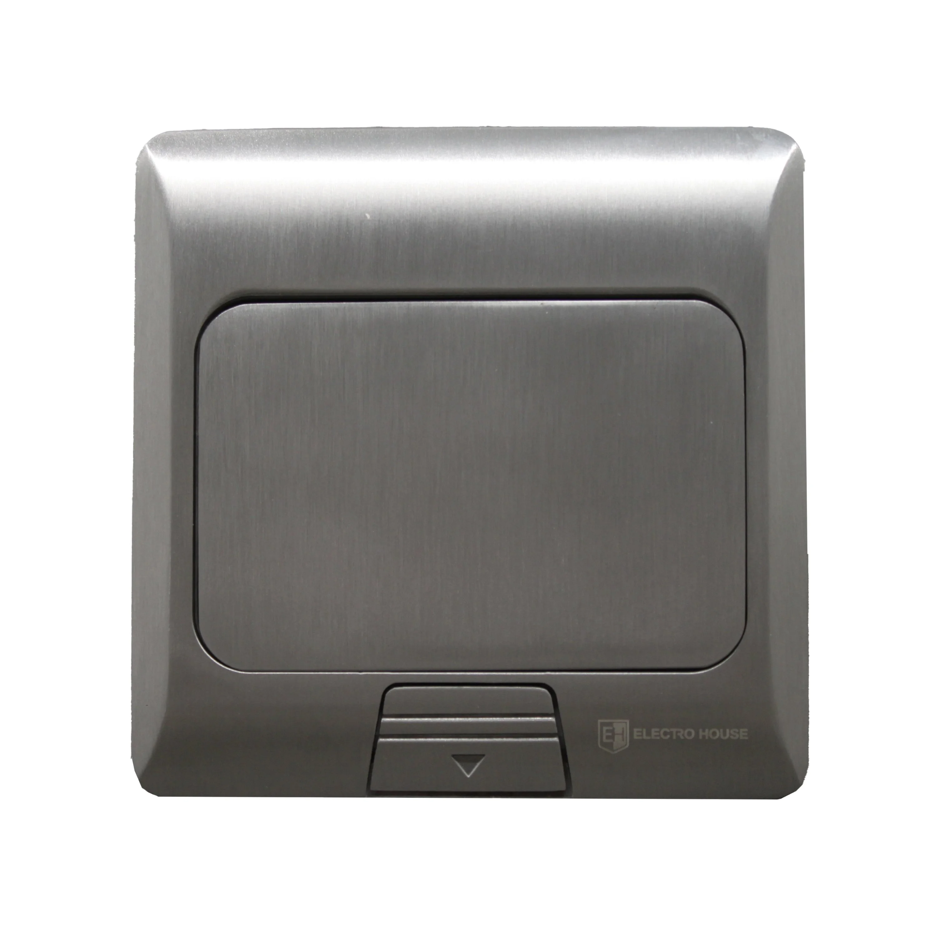 Розетка для підлоги з заземленням врізна 16А + 2USB (type C+A) 2.4А, IP44 , алюміній