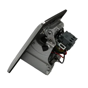 Розетка для підлоги з заземленням врізна 16А + 2USB (type C+A) 2.4А, IP44 , алюміній