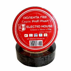 Чорна  ізоляційна стрічка 17 м