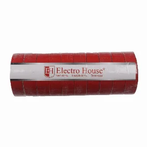 Червона ізоляційна стрічка 17 м ElectroHouse EH-AHT-1817 — фото 1