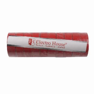 Червона ізоляційна стрічка 21 м ElectroHouse EH-AHT-1825 — фото 1