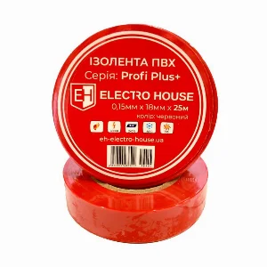 Червона ізоляційна стрічка 25 м