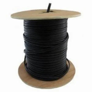 Кабель коаксіальний Dialan RG59 0,8 Cu + 2x0,50 мм2 Econom (з живленням) Чорний 305 м Dialan 003459 — фото 1