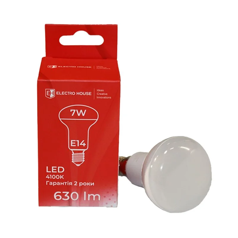 LED лампа 7Вт E14 4100К 630 Лм 165-265 В ElectroHouse EH-LMP-R7N — фото 3