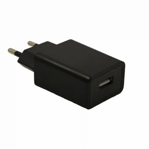 Блок живлення  USB type A 2A, чорний