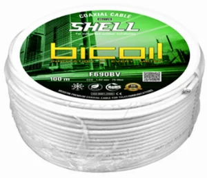 Коаксиальний кабель BiCoil F690BV SHELL CCS 1.02 мм 75 Ом 100м BiCoil 002728 — фото 7