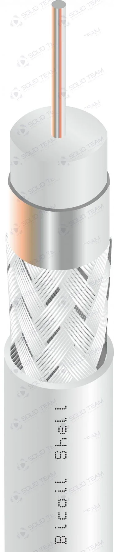 Коаксиальний кабель BiCoil F690BV SHELL CCS 1.02 мм 75 Ом 100м BiCoil 002728 — фото 6