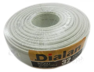 Коаксиальний кабель Dialan RG6U 32W CCS 1.02 мм 75 Ом 100м Dialan 001347 — фото 3