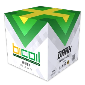 Коаксиальный кабель BiCoil F660BV DARK CCS 1.02 мм 75 Ом 305м