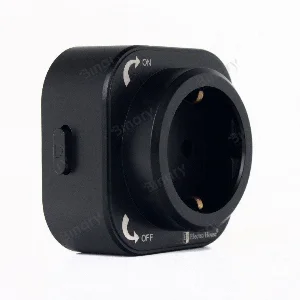 Розетка трекова з/з Pandora Black (Чорний) 16 A