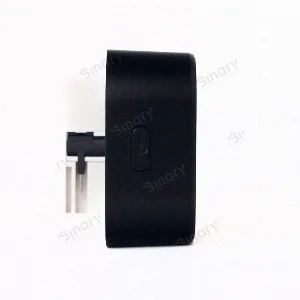 Розетка трекова подвійна USB Pandora Black (Чорний) 2,4 А ElectroHouse EH-PT-002B — фото 3