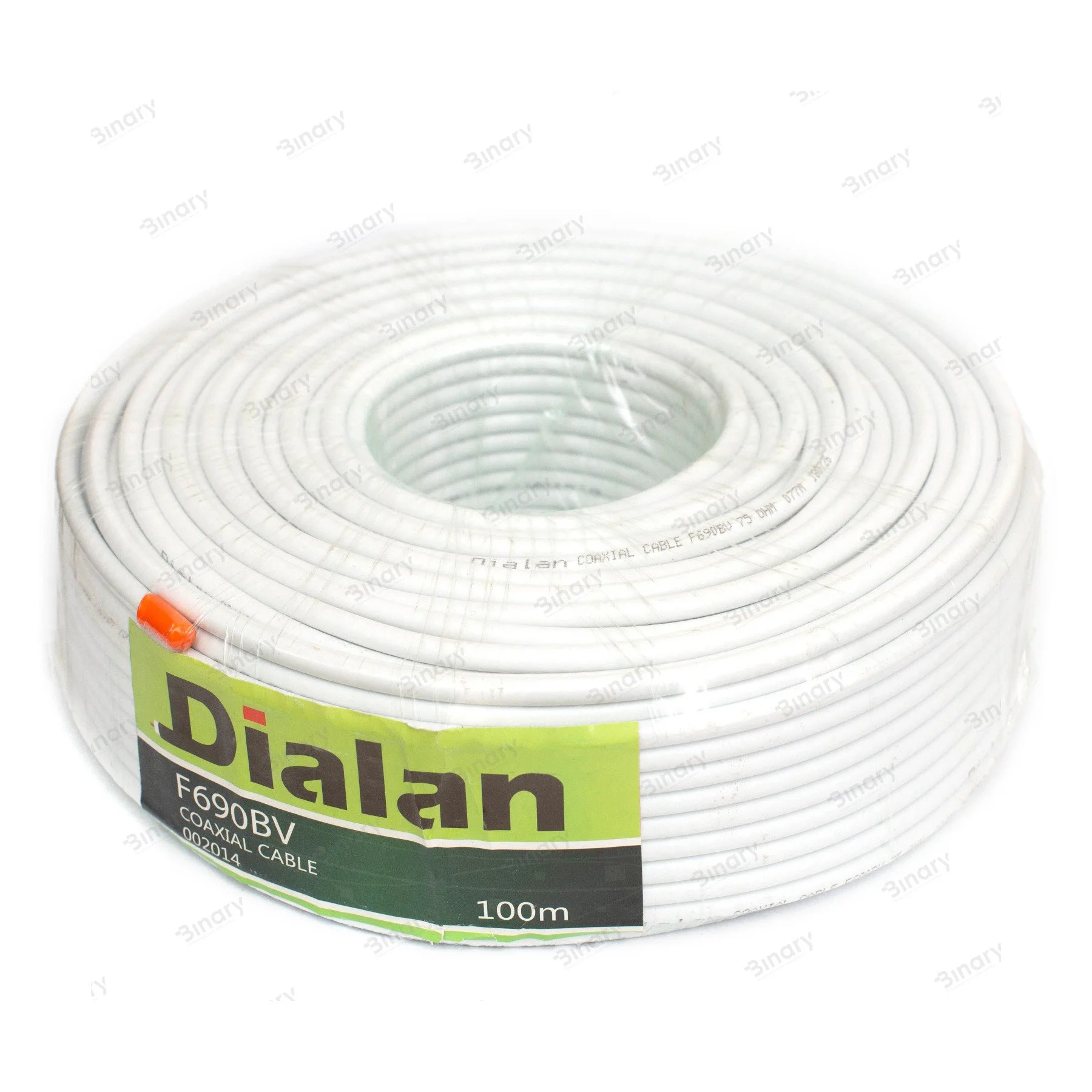 Коаксиальний кабель Dialan F690BV CCS 1.02 мм 75 Ом 100м. Dialan 002014 — фото 5