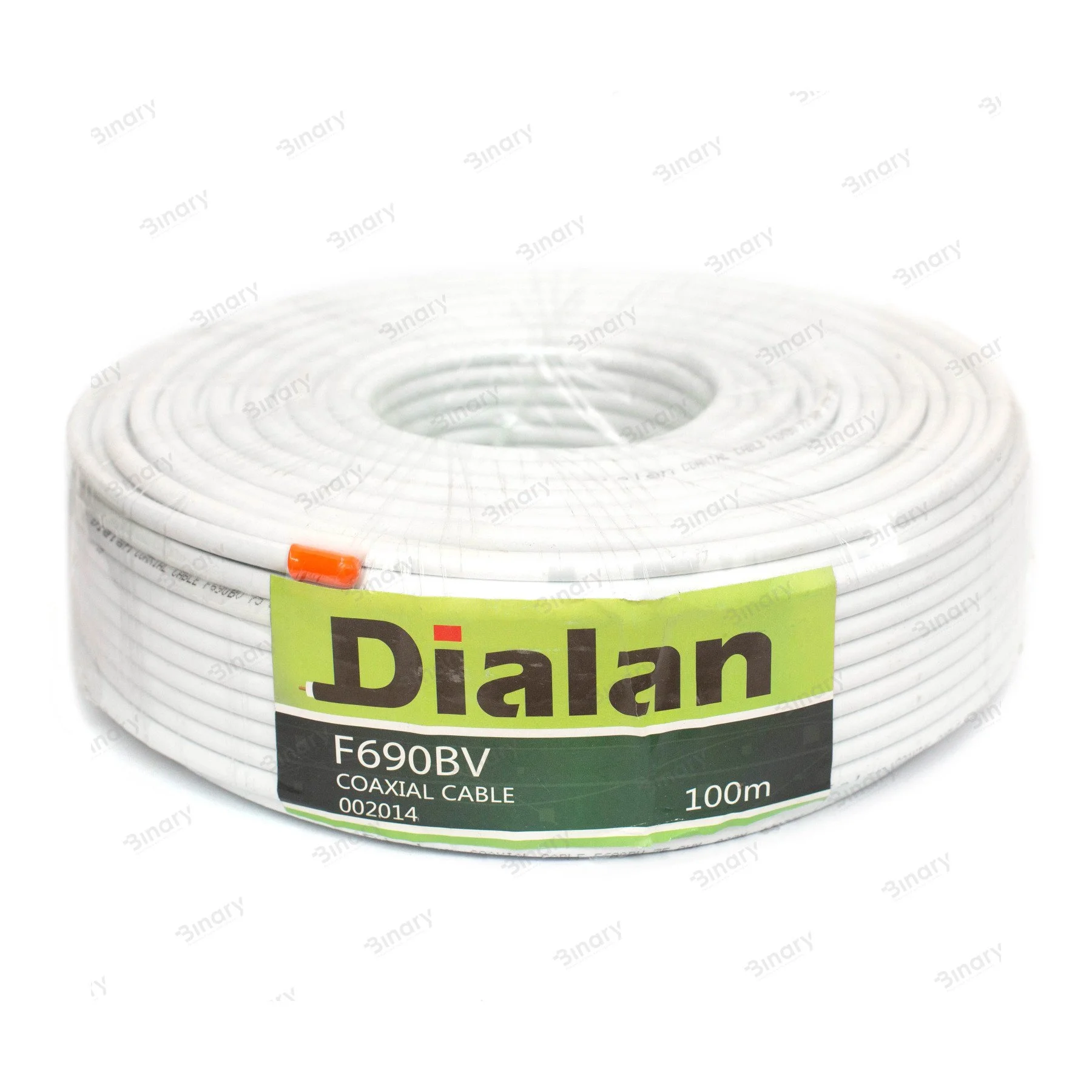 Коаксиальний кабель Dialan F690BV CCS 1.02 мм 75 Ом 100м. Dialan 002014 — фото 4