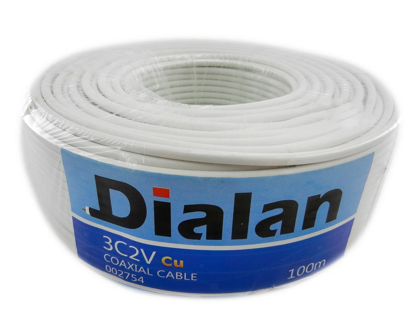 Коаксиальний кабель Dialan 3С2V Cu 0.50 мм 75 Ом 100 м Dialan 002754 — фото 2