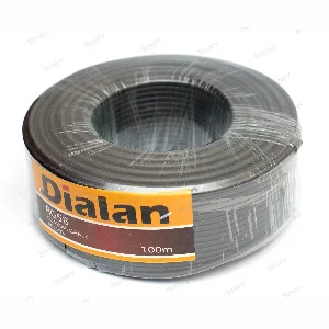 Коаксиальний кабель Dialan RG58U   0.80 мм (кольоровий екран) 50 Ом 100м