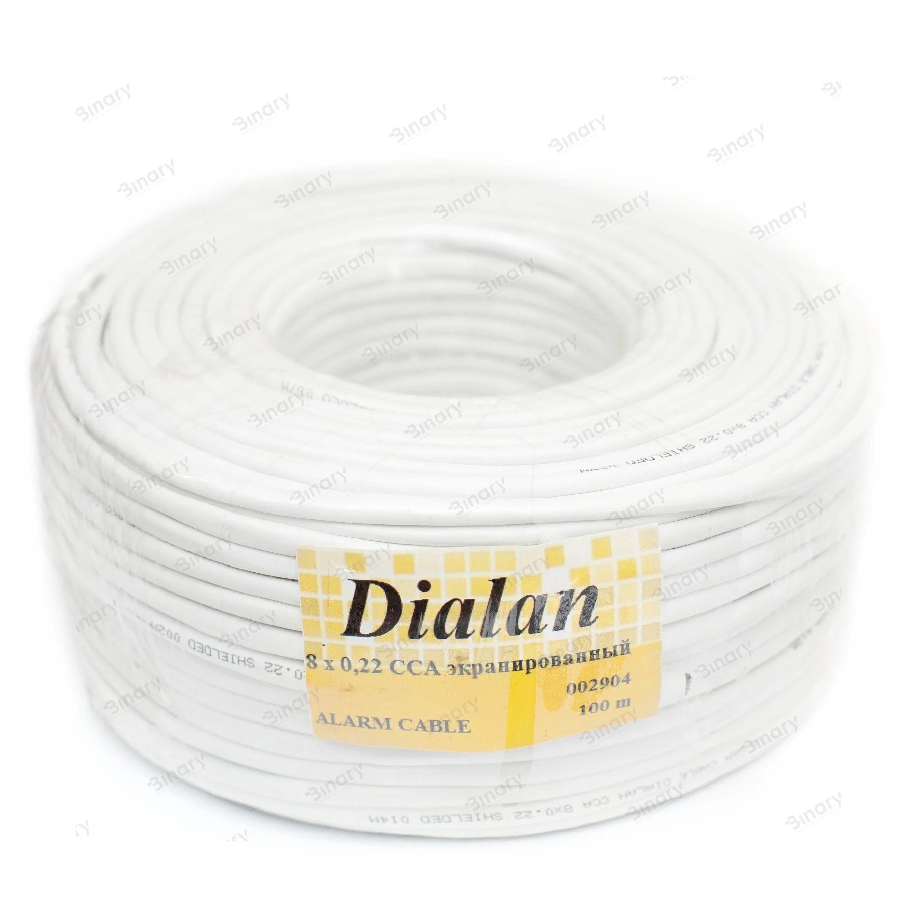 Сигнальний кабель Dialan CCA 8x7 / 0.22 екранований бухта 100м Dialan 002853 — фото 4