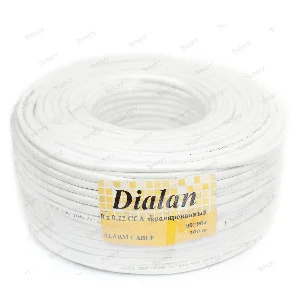 Сигнальний кабель Dialan CCA 8x7 / 0.22 екранований бухта 100м